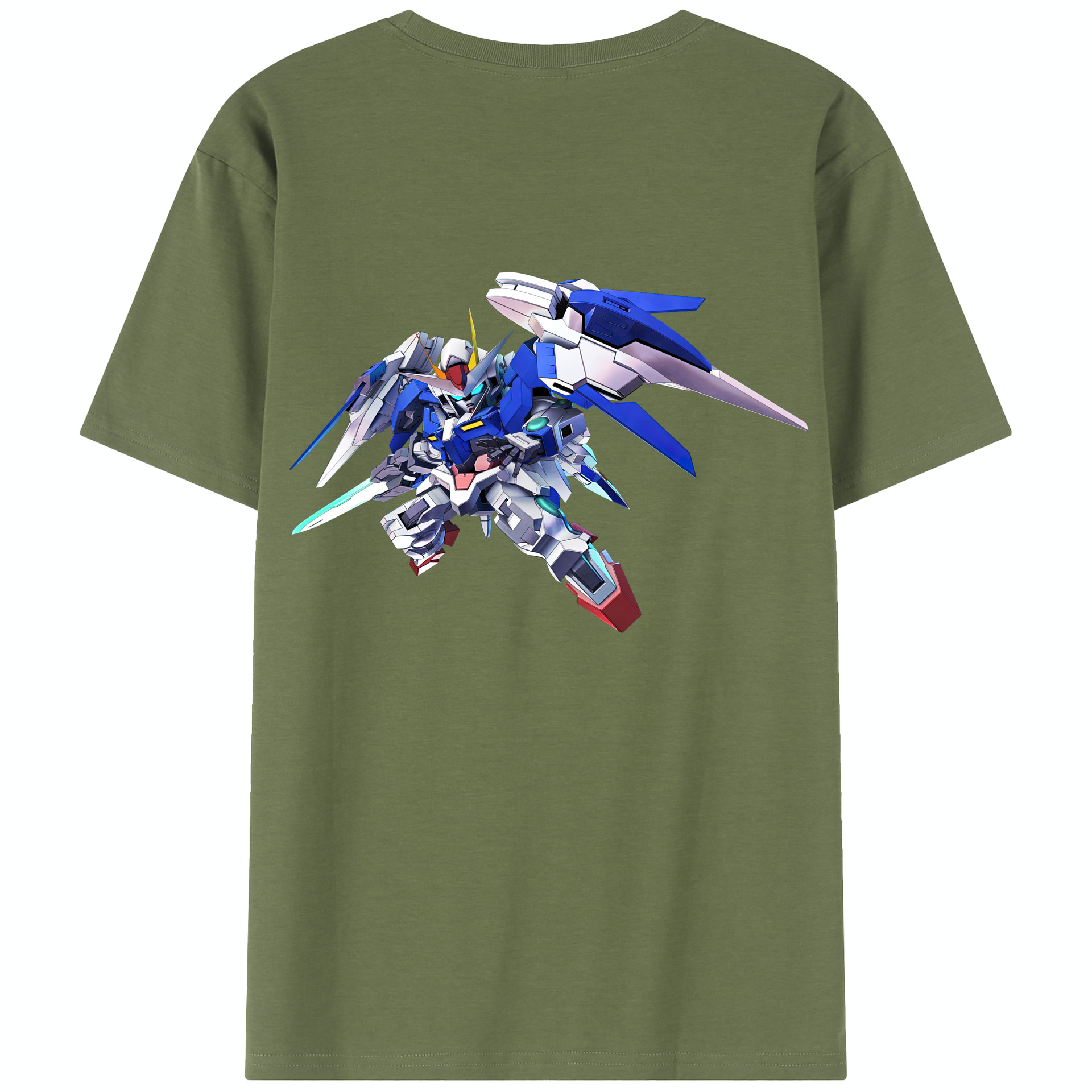 （画像用） 機動戦士ガンダム Mobile Suit Gundam 綿100％半袖Tシャツ（背面プリント）
